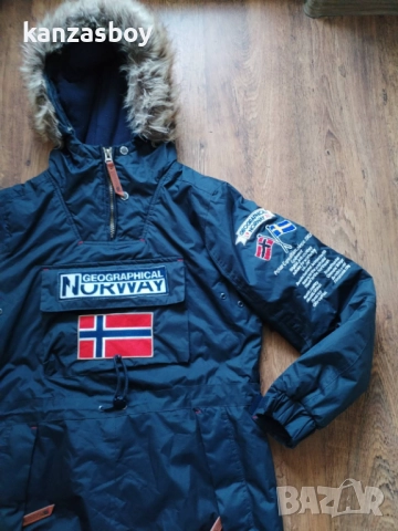 geographical norway barman - мъжко зимно яке М, снимка 5 - Якета - 52794014
