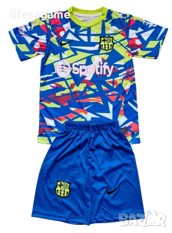 Детски футболен екип Барселона Левандовски комплект Barcelona Lewandowski , снимка 2 - Детски комплекти - 49688389