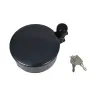 Защитна капачка за резервоар с 2 ключа, за 60мм диаметър, ЧЕРНА, снимка 1