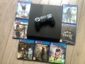 PlayStation 4 с джойстик 7 игри Tomb Raider, FIFA 16, Star Wars PS4, снимка 1