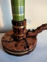 Интересен Много Стар Дървен Свещник, снимка 3