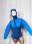М Неопренов,водолазен костюм/боди с дълъг ръкав/ в синьо, снимка 5