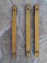 Дървена сгъваема закачалка, 3 старинни сърпа и стари инструменти, снимка 13