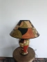 Vintage, настолна лампа с абстрактен  арт дизайн в топли цветове.  , снимка 14