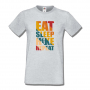 Мъжка тениска Eat Sleep Hike Repeat,Къмпинг,Планина,Изненада,Подарък,Поход,Връх,Хижа,, снимка 6