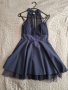 Официална тъмно синя рокля, снимка 1 - Рокли - 44451296
