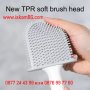 Стенна силиконова четка за почистване на тоалетна чиния | четка за тоалетна за стена - КОД 3859, снимка 5