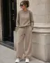 Дамски плетен комплект 1755 – Taupe, снимка 1
