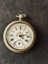 Швейцарски джобен часовник 1900г. с посребрени капаци - с ключе - ПЕРФЕКТЕН - ПРОМОЦИЯ, снимка 2