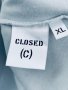 Небесносиня блуза/топ CLOSED лукс, снимка 7
