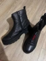 Дамски боти черни естествена кожа размер 41, снимка 2