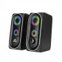 Gaming Speakers Wireless Bluetooth Тонколони за компютър, лаптоп и др. 2.0 Marvo SG266BT 2x3W RGB, снимка 1 - Слушалки и портативни колонки - 34324375