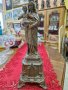 Чудесна много красива антикварна френска фигура статуетка пластика , снимка 1 - Антикварни и старинни предмети - 42245496