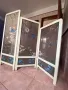 Параван сецесион, арт нуво, арт деко...около 100 годишен, снимка 2