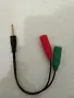 Лот 10 бр. Аудио сплитер кабели 3.5mm (4-pin към 2x 3.5mm) – Внос Германия, снимка 3