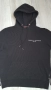 Памучен суичър Tommy Hilfiger в черно с качулка размер М, снимка 5