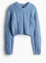 H&M crop пуловер | Размер М, снимка 1