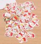 48 бр Merry Christmas Коледни самозалепващи лепенки стикери за украса декор картонена торта ръчна , снимка 2