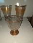 Ретро тънкостенни стъклени чаши за вода и алкохол, снимка 9