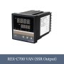 Термоконтролер REX C100, 220V, Изход SSR, -199 до 1372 °C, снимка 4
