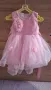 Кокетна, розова рокля за момиченце на 1 година, снимка 3
