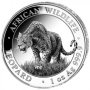 1 oz Сребро Леопард - Сомалия 2023 - Африкански див Живот
