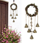 Домашен декор Венец Ръчно изработени магически камбани за позитивност и богатство, снимка 2