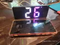 LED будилник с цветен огледален дисплей, работещ с USB , , снимка 3