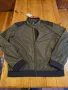 Мъжко класическо яке с яка стойка и цип, зелено, размер L, 1993 г., снимка 1