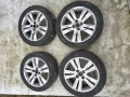 Джанти + гуми от пежо 5008 - заводски джанти 17" Peugeot, снимка 1