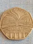  Монета 50 пенса 1850 - 2000 PUBLIC LIBRARIES Англия Елизабет втора 49544, снимка 3