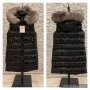 Дамски елек с лисица Moncler код 48, снимка 1 - Елеци - 35710158