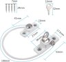Ограничителни ключалки за прозорци, снимка 2