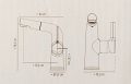 Смесител за мивка с изтеглящ се механизъм. Нов., снимка 10