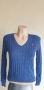 POLO Ralph Lauren Cable Pima Cotton  V - Neck Size S  ОРИГИНАЛ! Дамски Пуловер!, снимка 1