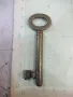Ключ стар бронзов за брава - 1, снимка 1