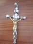 Масивен сребърен кръст, снимка 1 - Антикварни и старинни предмети - 42462951