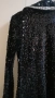 Стилно Палтото е украсено с черни пайети, снимка 4