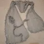 Луксозен шал Гълъбов цвят, снимка 3