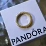 Пръстен Pandora Eternity Channel с 14К златно покритие, снимка 3