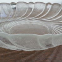 стъклена купа фруктиера , снимка 3 - Чинии - 14322409