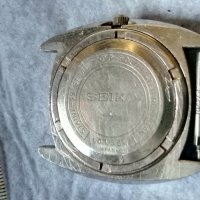 SEIKO AUTOMATIC 19 JEWELS JAPAN-G Стар РЯДЪК КОЛЕКЦИОНЕРСКИ ЯПОНСКИ ОРИГИНАЛЕН ЧАСОВНИК СЕЙКО 13798, снимка 7 - Антикварни и старинни предмети - 42125530