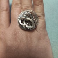 Сребърен пръстен (176), снимка 11 - Пръстени - 41788291