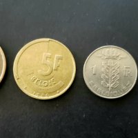 Монети..Белгия. Белгииски франк ., снимка 1 - Нумизматика и бонистика - 35773922