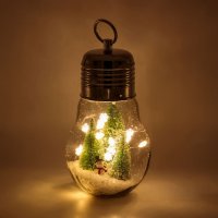 LED Коледна светеща лампа Крушка, 26см, снимка 1 - Декорация за дома - 42704029