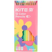 3866 Цветни моливи KITE, 12 пастелни цвята, снимка 3 - Ученически пособия, канцеларски материали - 41713522