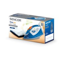  Ютия Sencor SSI 7710BL, 2400 W, Керамична плоча, Anti-Calc система, Вертикално гладене, Бял/Син, снимка 5 - Ютии - 41584387