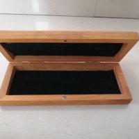 Дървена кутия 18.5 х 7.5 h 3 cm. , снимка 1 - Други стоки за дома - 41423427