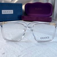 Gucci диоптрични рамки.прозрачни слънчеви,очила за компютър, снимка 3 - Слънчеви и диоптрични очила - 41787707