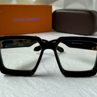 Louis Vuitton Millionaires висок клас 1:1 прозрачни слънчеви очила , снимка 2 - Слънчеви и диоптрични очила - 44783704